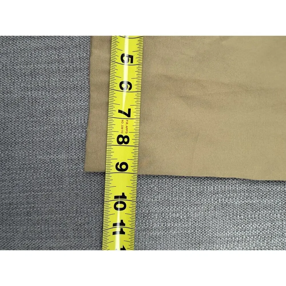 BCG Men’s Khaki Pants 38x30 Stretch Flat Front Golf Casual Performance